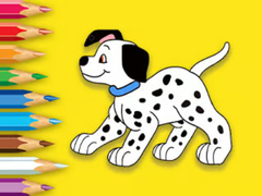 Oyunu Coloring Book: Cute Spotted Dog