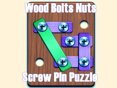 Oyunu Wood Bolts Nuts Screw Pin Puzzle