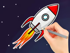 Oyunu Coloring Book: Flying Rocket