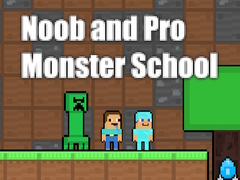 Oyunu Noob and Pro Monster School