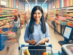 Oyunu Supermarket Simulator