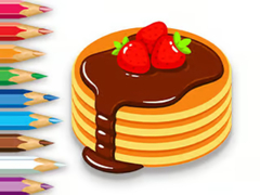 Oyunu Coloring Book: Strawberry Pancake