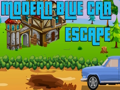 Oyunu Modern Blue Car Escape