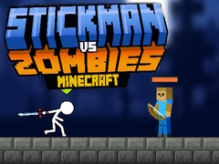 Oyunu Stickman vs Zombies Minecraft