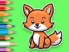 Oyunu Coloring Book: Baby Fox