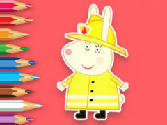 Oyunu Coloring Book: Rabbit Firefighter