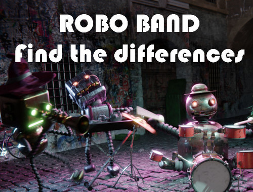 Robot Grubu - Farkları Bulun 