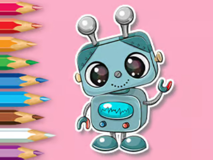 Boyama Kitabı: Gülümseme Robotu 