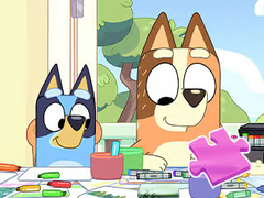 Oyunu Jigsaw Puzzle: Bluey Family Coloring Day