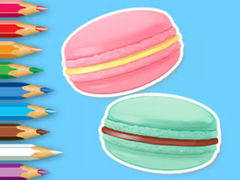 Oyunu Coloring Book: Macaron