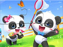 Oyunu Jigsaw Puzzle: Baby Panda Spring Outing