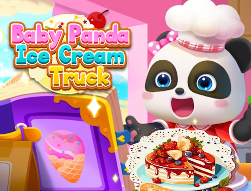 Bebek Panda Dondurma Kamyonu 