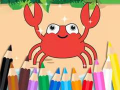 Oyunu Coloring Book: Happy Crab