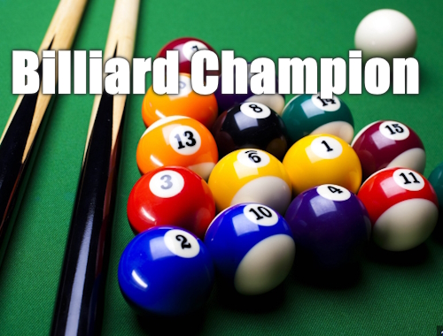Bilardo Şampiyonu .