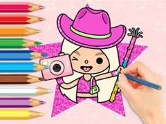 Oyunu Coloring Book: Toca Baca World