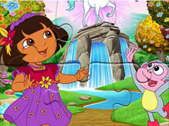 Oyunu Jigsaw Puzzle: Dora Wonderland