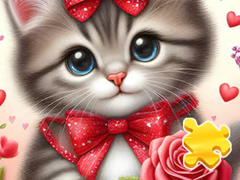 Oyunu Jigsaw Puzzle: Rose Cat