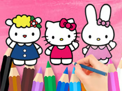 Oyunu Coloring Book: Hello Kitty With Friends