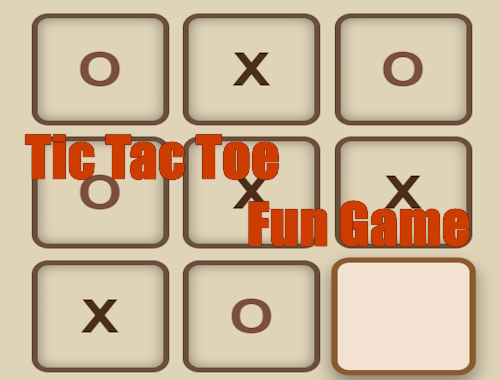 Tic Tac Toe Eğlenceli Oyun .