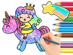 Oyunu Coloring Book: Unicorn Princess