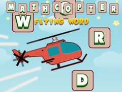 Oyunu Mathcopter flying Word