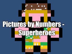 Oyunu Pictures by Numbers - Superheroes