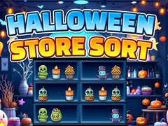 Oyunu Halloween Store Sort