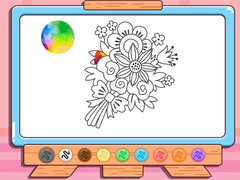 Oyunu Coloring Book: Flower Bouquet