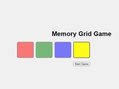 Oyunu Memory Grid