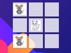 Oyunu Tic-tac-toe Mouse Vs Cat