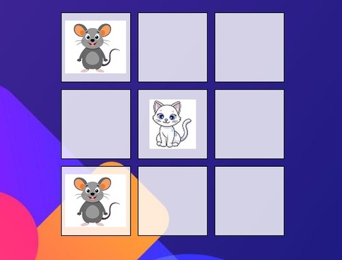 Tic-tac-toe Fare vs Kedi .