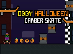 Oyunu Obby Halloween Danger Skate