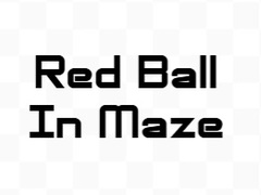 Oyunu Red Ball In Maze