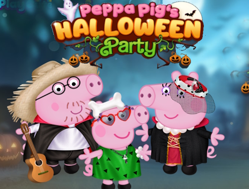Peppa Pig'in Cadılar Bayramı Partisi .