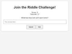 Oyunu Riddle Challenge 