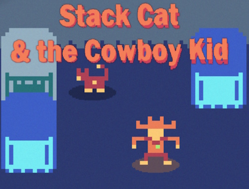 Yığın Kedi ve Kovboy Çocuk .