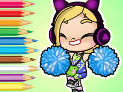 Oyunu Coloring Book: Avatar World Cheerleader