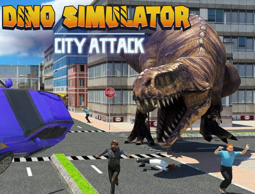Dino Simülatörü Şehir Saldırısı .