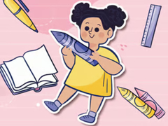 Oyunu Kids Quiz: Stationery Story