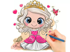 Oyunu Coloring Book: Chibi Doll Princess