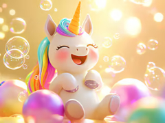 Oyunu Jigsaw Puzzle: Unicorn Bubble Fun