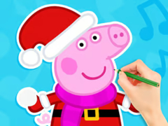 Oyunu Coloring Book: Peppa Pig Snowman