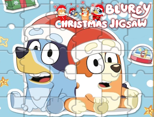 Mavi Noel Yapboz .