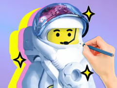 Oyunu Coloring Book: LEGO Astronaut