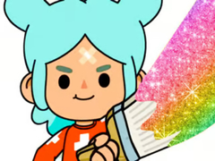 Oyunu Coloring Book: Toca Boca Rita