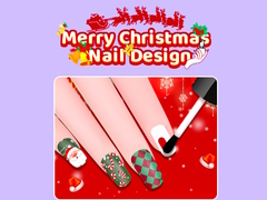 Oyunu Merry Christmas Nail Design