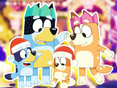 Oyunu Jigsaw Puzzle: Bluey Family Xmas Eve