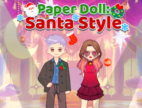Kağıt Bebek: Noel Baba Stili 
