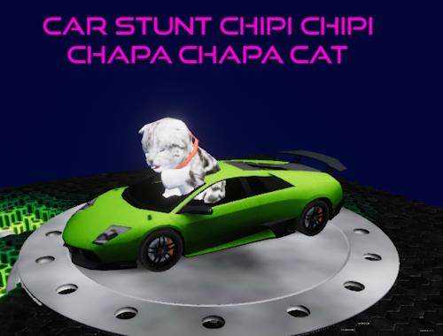 Araba Dublör Chipi Chipi Chapa Chapa Kedi 