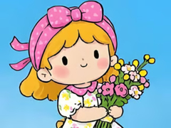 Oyunu Jigsaw Puzzle: Little Flower Girl